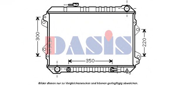 Imagine Radiator, racire motor AKS DASIS 110049N