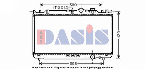 Imagine Radiator, racire motor AKS DASIS 110055N