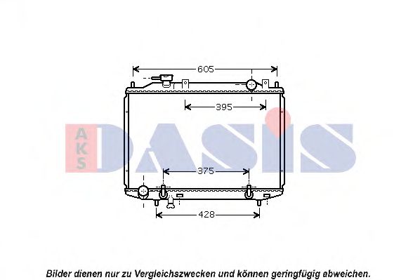 Imagine Radiator, racire motor AKS DASIS 110058N