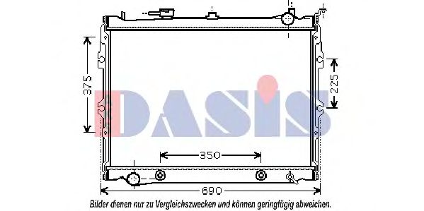 Imagine Radiator, racire motor AKS DASIS 110059N