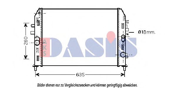 Imagine Radiator, racire motor AKS DASIS 110061N