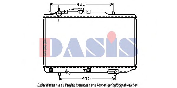 Imagine Radiator, racire motor AKS DASIS 110068N