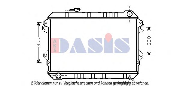 Imagine Radiator, racire motor AKS DASIS 110069N