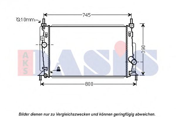 Imagine Radiator, racire motor AKS DASIS 110073N