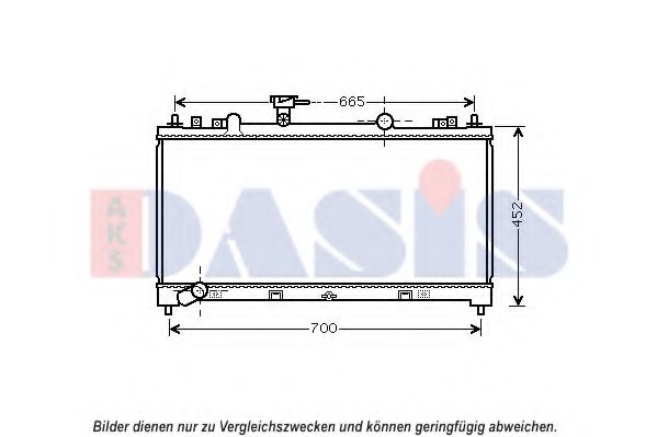 Imagine Radiator, racire motor AKS DASIS 110078N