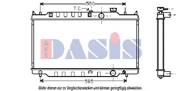 Imagine Radiator, racire motor AKS DASIS 110660N