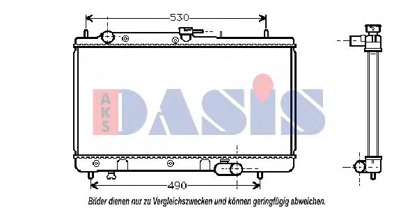 Imagine Radiator, racire motor AKS DASIS 110970N