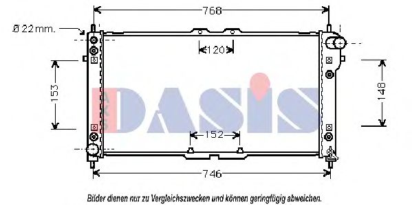 Imagine Radiator, racire motor AKS DASIS 111030N