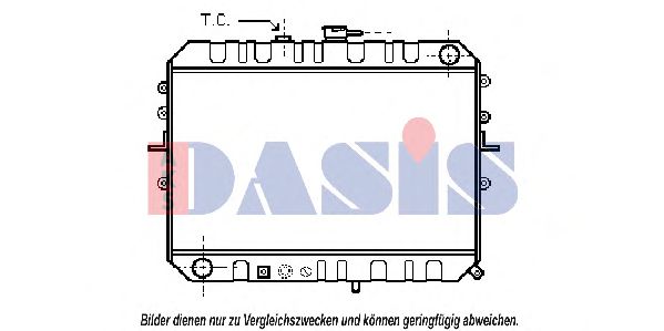 Imagine Radiator, racire motor AKS DASIS 111140N