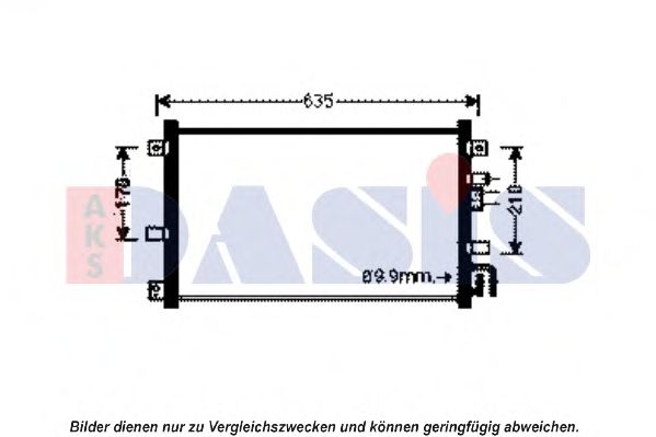 Imagine Condensator, climatizare AKS DASIS 112037N