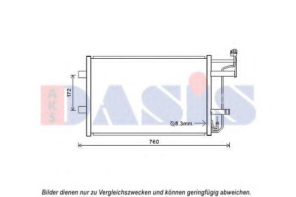 Imagine Condensator, climatizare AKS DASIS 112042N