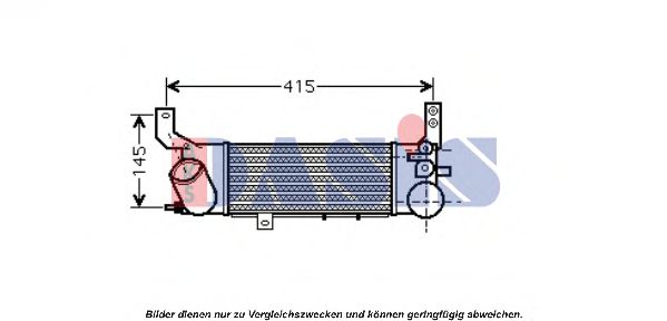 Imagine Intercooler, compresor AKS DASIS 117000N