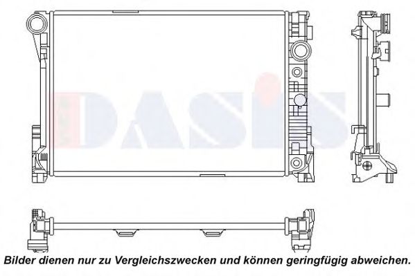 Imagine Radiator, racire motor AKS DASIS 120017N