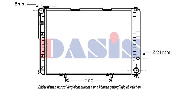 Imagine Radiator, racire motor AKS DASIS 120049N