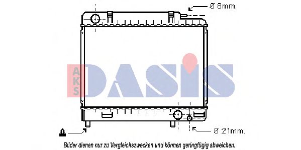 Imagine Radiator, racire motor AKS DASIS 120050N