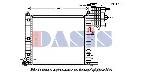 Imagine Radiator, racire motor AKS DASIS 120082N