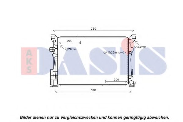 Imagine Radiator, racire motor AKS DASIS 120114N