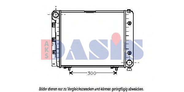 Imagine Radiator, racire motor AKS DASIS 120460N