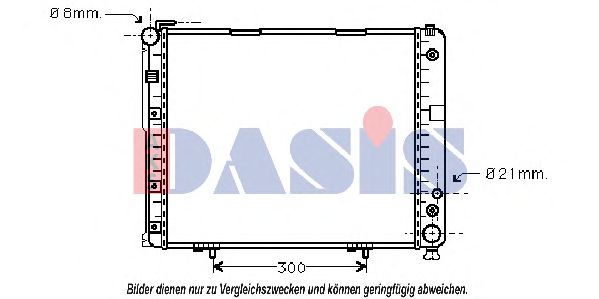 Imagine Radiator, racire motor AKS DASIS 120530N