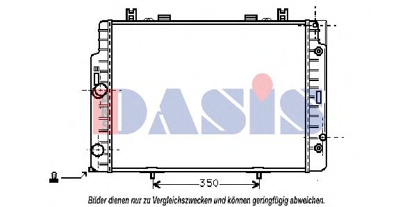 Imagine Radiator, racire motor AKS DASIS 121460N