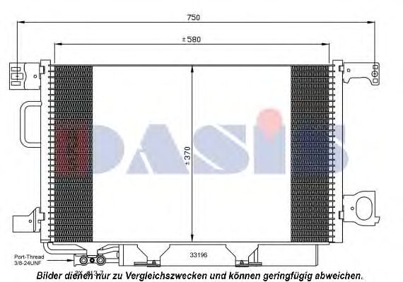 Imagine Condensator, climatizare AKS DASIS 122025N