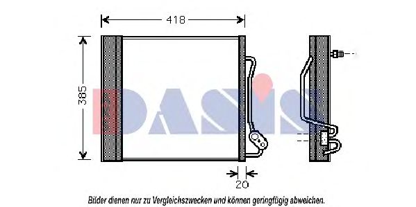 Imagine Condensator, climatizare AKS DASIS 122027N