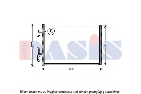 Imagine Condensator, climatizare AKS DASIS 122034N