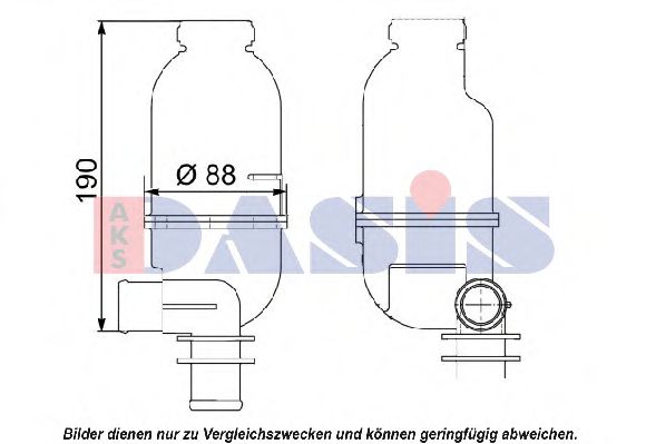 Imagine Vas de expansiune, racire AKS DASIS 123160N