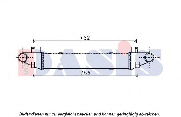 Imagine Intercooler, compresor AKS DASIS 127017N