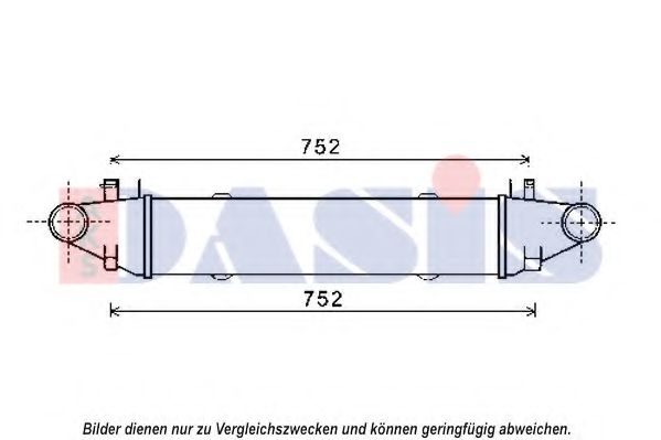 Imagine Intercooler, compresor AKS DASIS 127018N