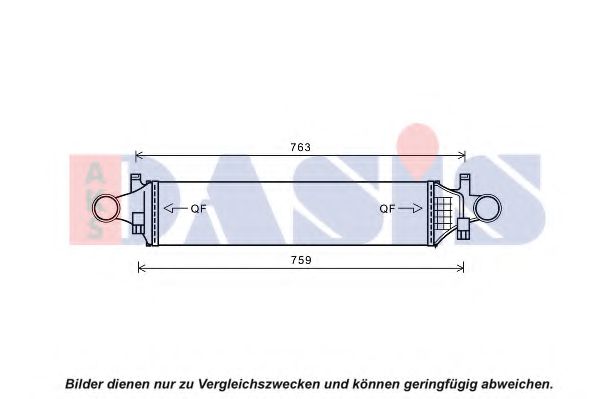 Imagine Intercooler, compresor AKS DASIS 127021N