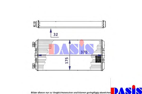 Imagine Schimbator caldura, incalzire habitaclu AKS DASIS 129015N