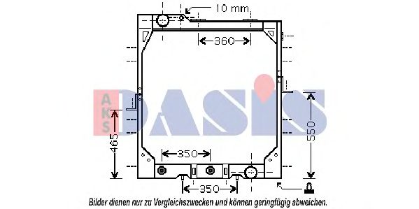 Imagine Radiator, racire motor AKS DASIS 131450T