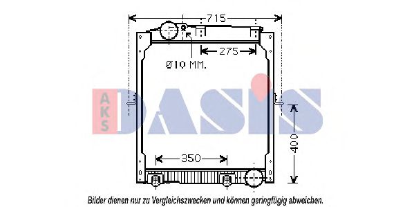 Imagine Radiator, racire motor AKS DASIS 132300N