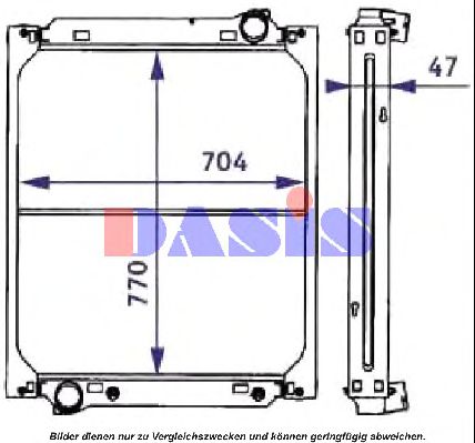 Imagine Radiator, racire motor AKS DASIS 132390N