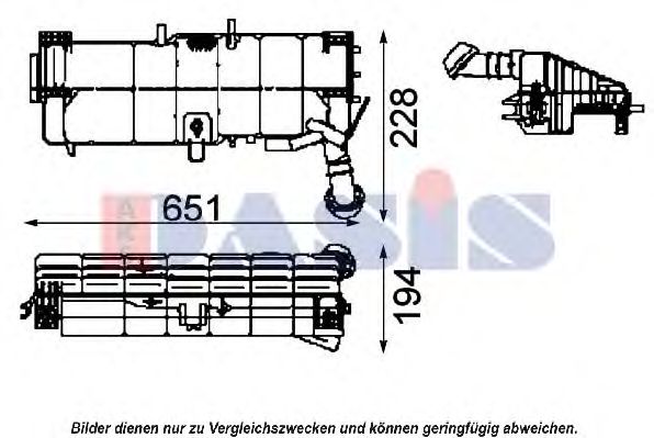 Imagine Vas de expansiune, racire AKS DASIS 133002N