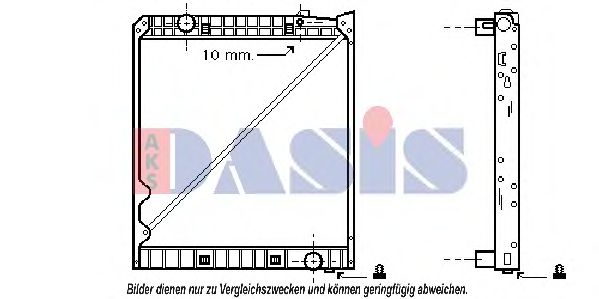 Imagine Radiator, racire motor AKS DASIS 135090N