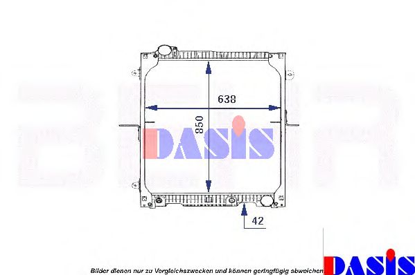 Imagine Radiator, racire motor AKS DASIS 135280N