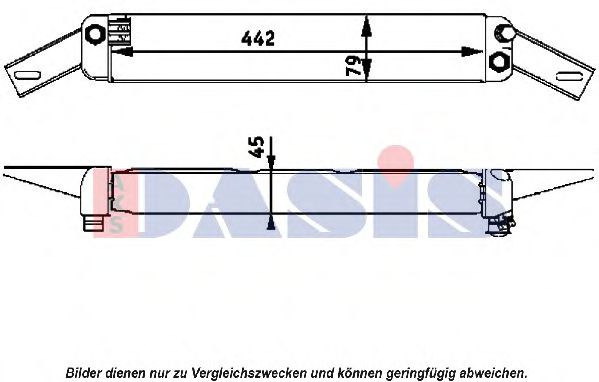 Imagine Radiator ulei, ulei motor AKS DASIS 136320N