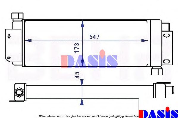 Imagine Radiator ulei, ulei motor AKS DASIS 136410N