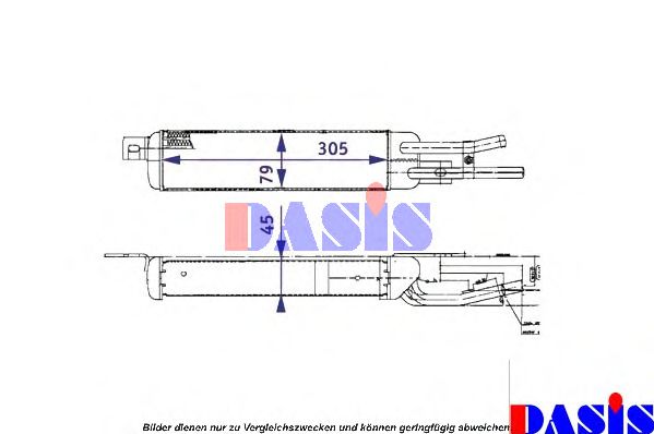 Imagine Radiator ulei, ulei motor AKS DASIS 136480N