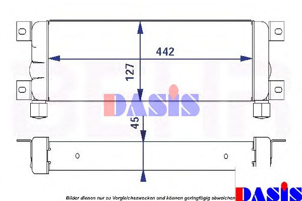 Imagine Radiator ulei, ulei motor AKS DASIS 136490N