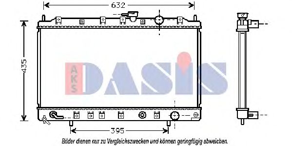 Imagine Radiator, racire motor AKS DASIS 140013N