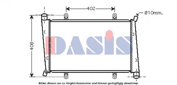 Imagine Radiator, racire motor AKS DASIS 140014N