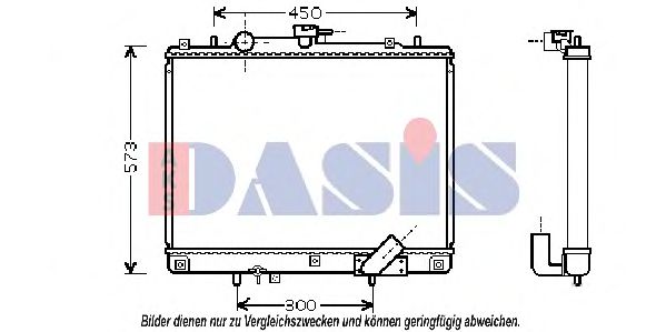 Imagine Radiator, racire motor AKS DASIS 140017N