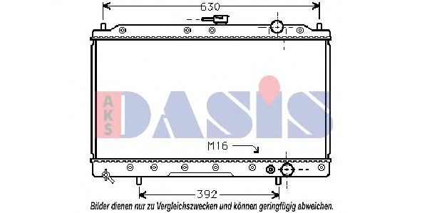 Imagine Radiator, racire motor AKS DASIS 140027N