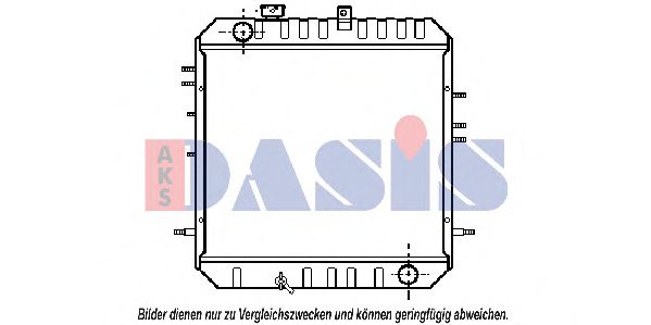 Imagine Radiator, racire motor AKS DASIS 140028N