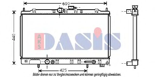 Imagine Radiator, racire motor AKS DASIS 140035N