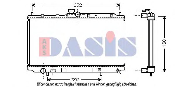 Imagine Radiator, racire motor AKS DASIS 140048N