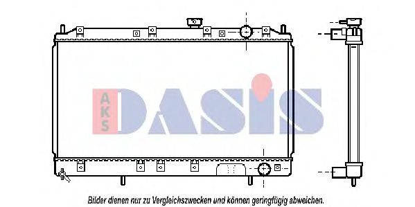 Imagine Radiator, racire motor AKS DASIS 140051N